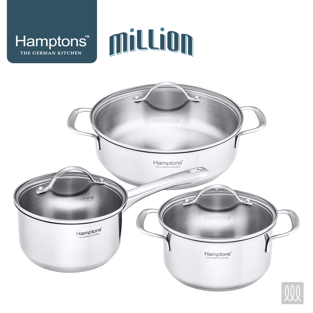 햄튼 밀리언 인덕션 냄비 3종 세트-B (16S18P24C)